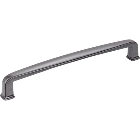 160 Mm Center-to-Center Gun Metal Square Milan 1 Cabinet Pull